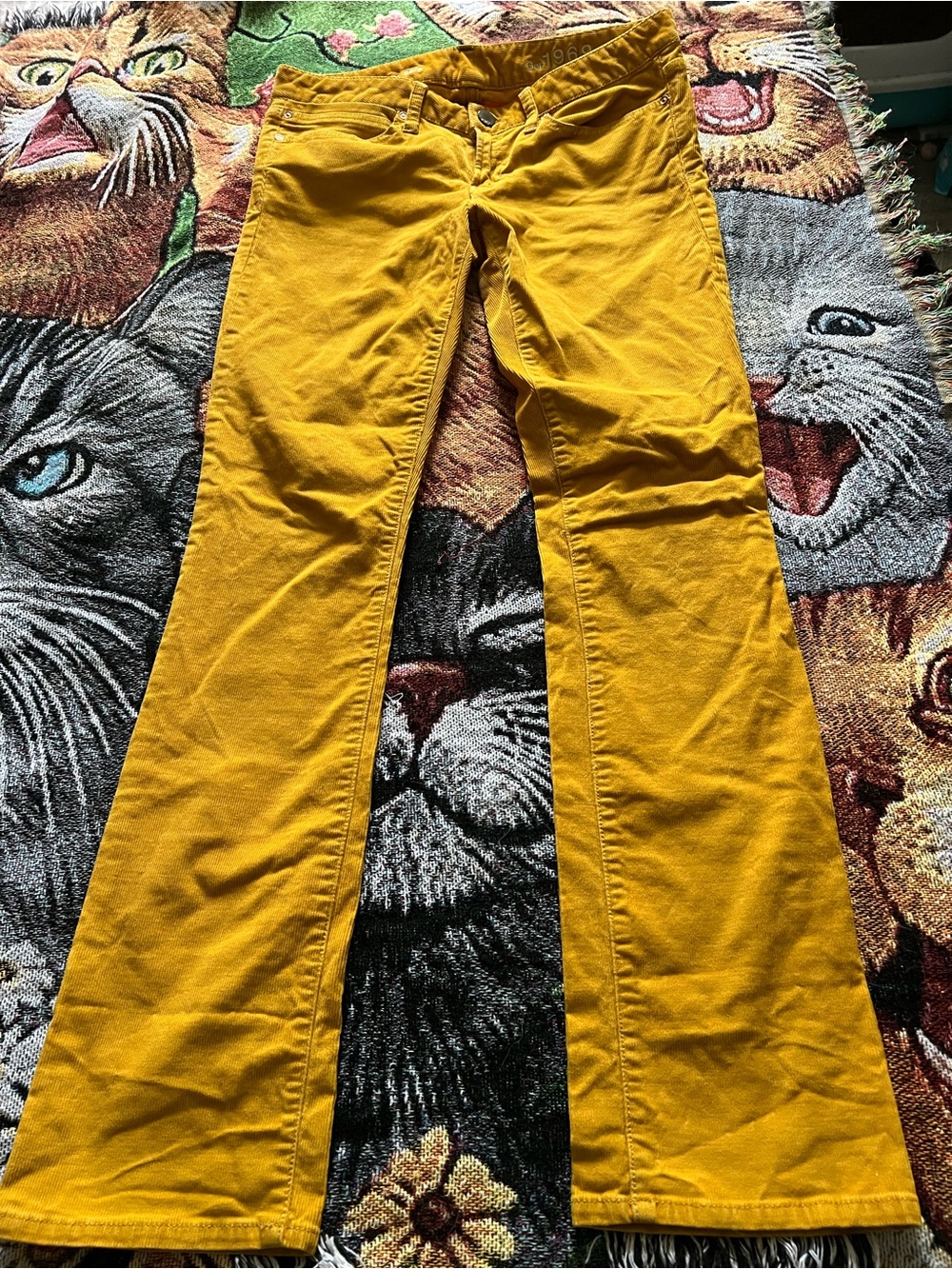 Gap Mustard Yellow Corduroy Pants